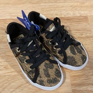 NEW Kate Spade glitter animal spot sneakers 6 baby